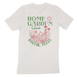 Austin Garden Club T-Shirt Vintage White back