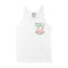 Denver Tank Top in White - front view