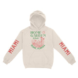 Miami Hoodie in Natural - front-sleeves view