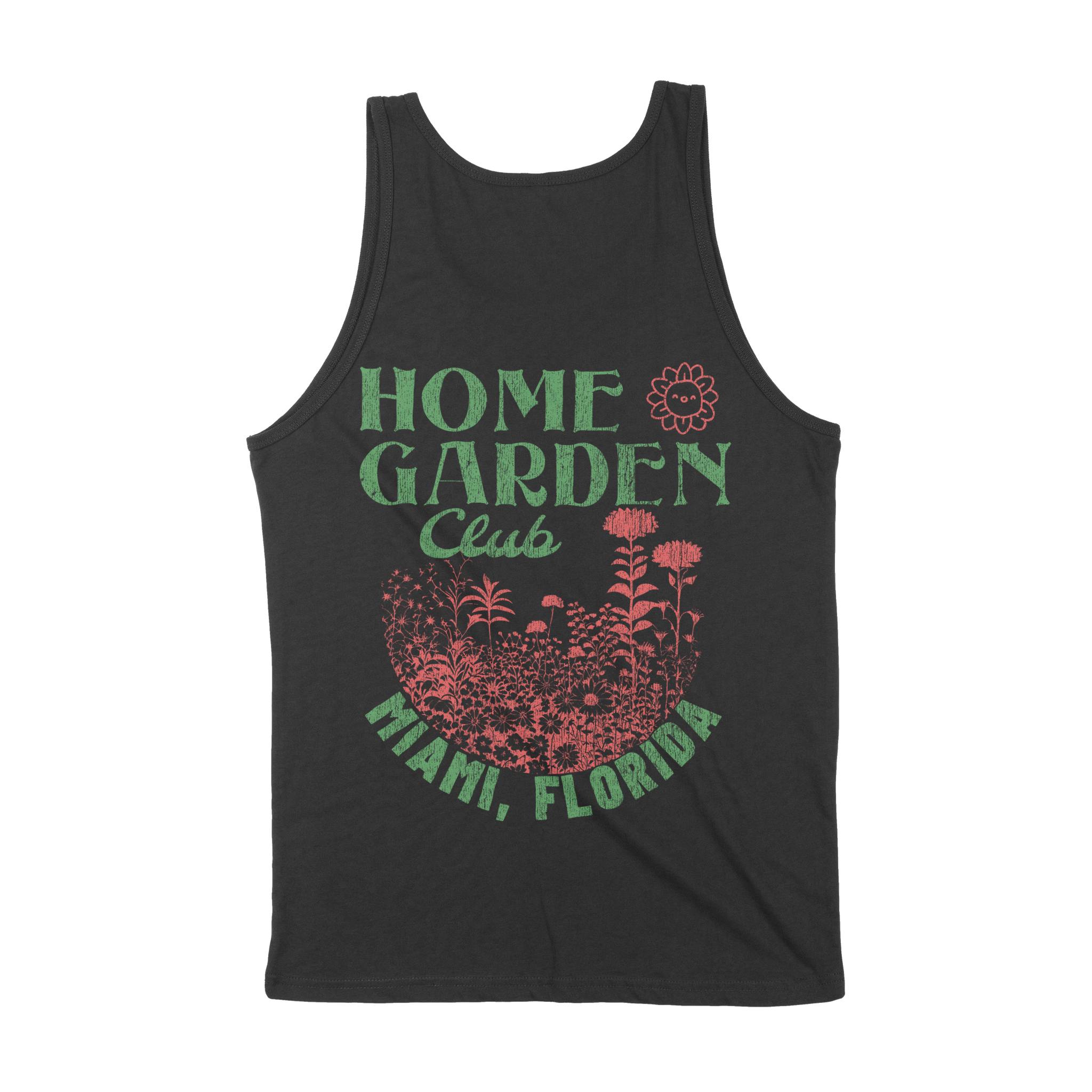 Miami Tank Top in Black - back view