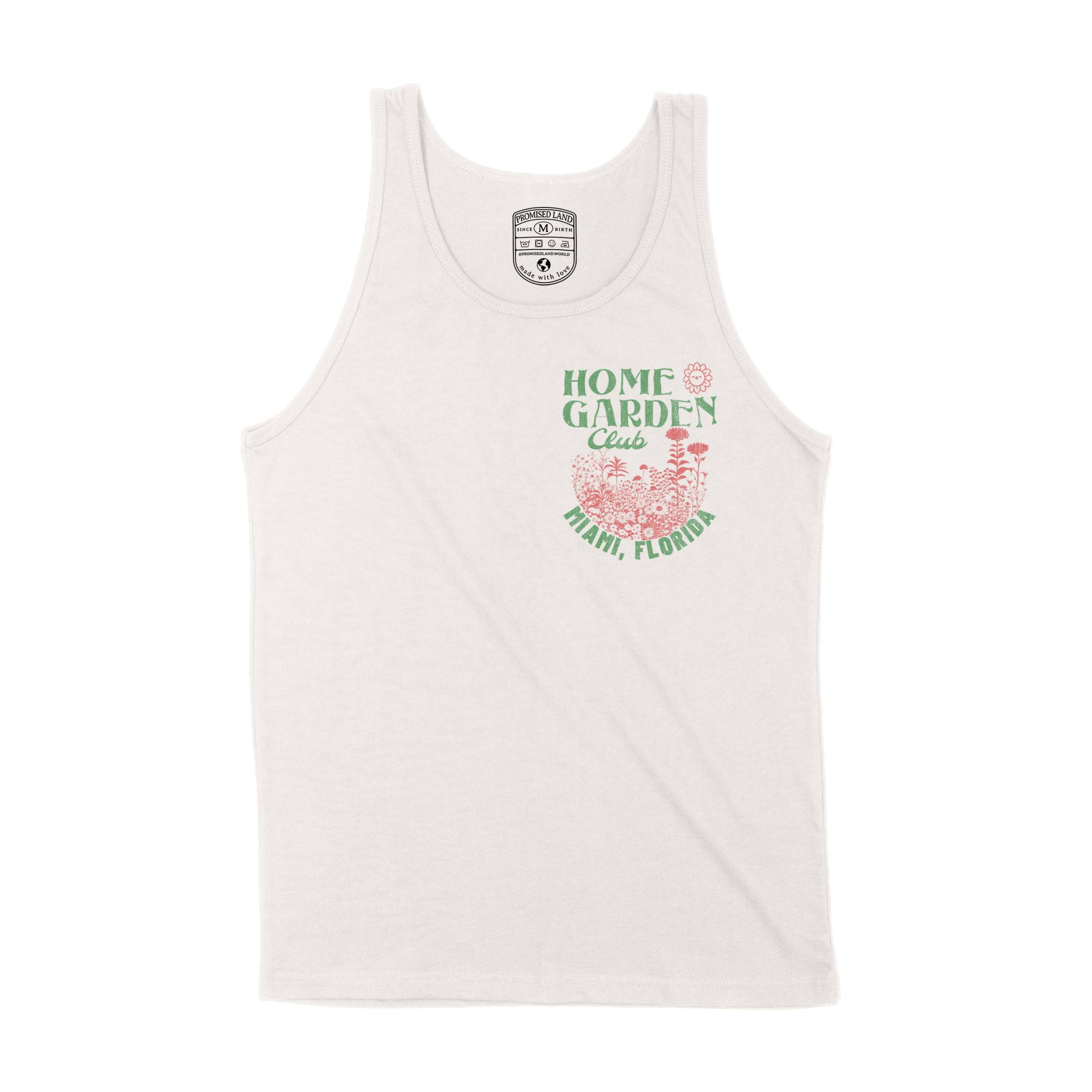 Miami Garden Club Tank Top in Vintage - front view