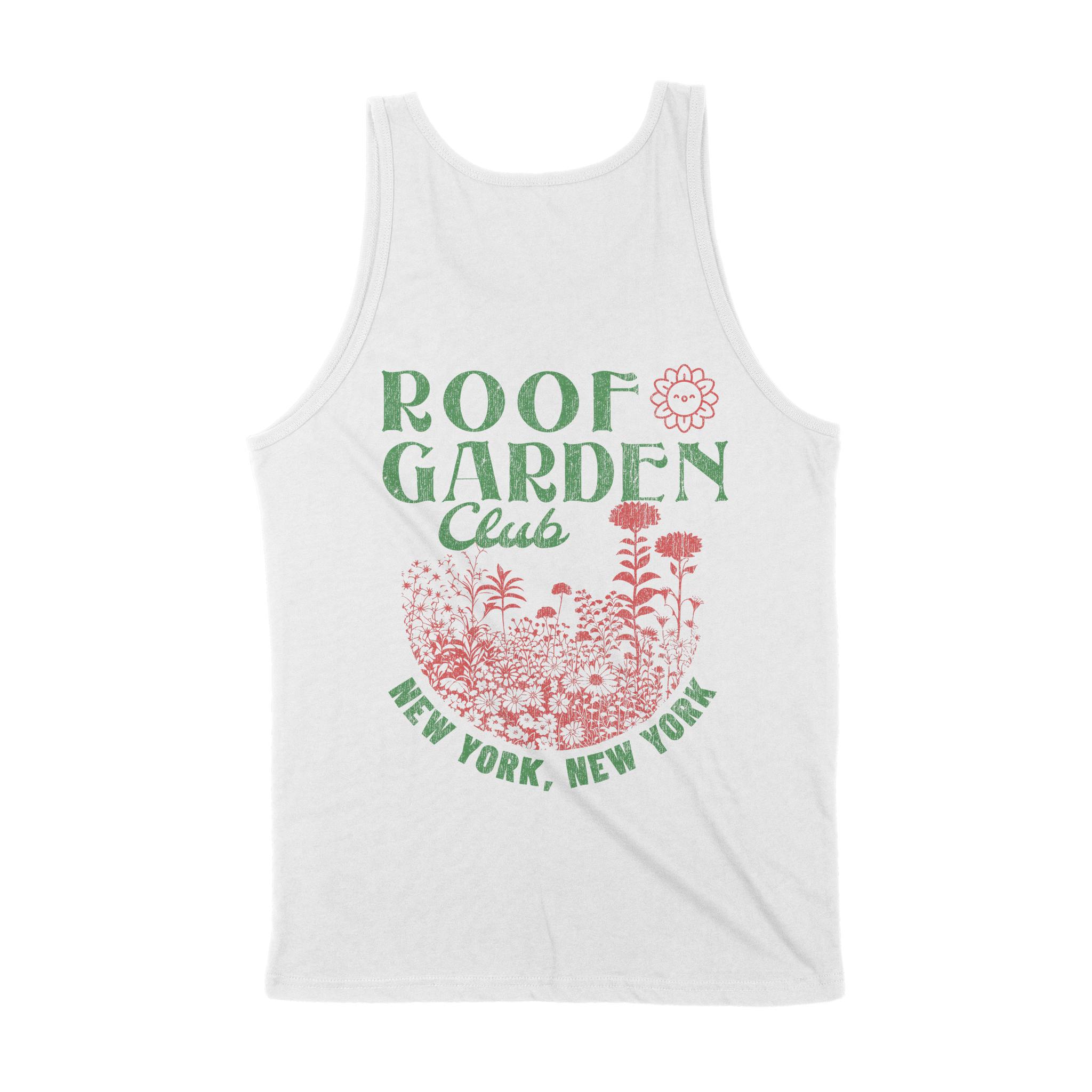 New York Garden Club Tank Top White back