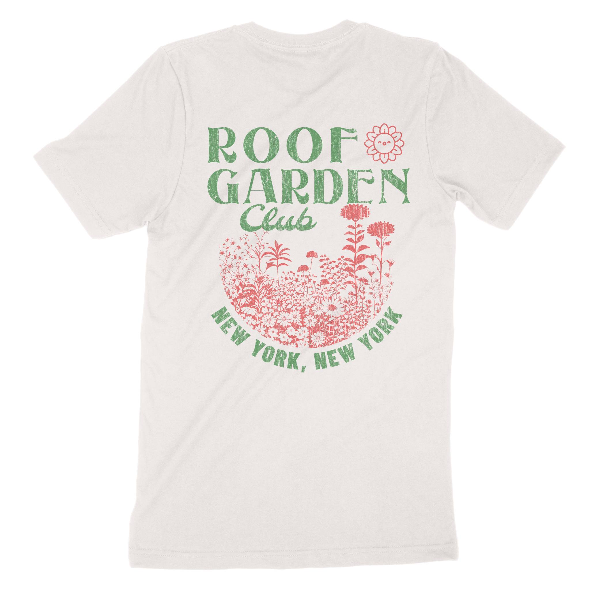 New York Garden Club T-Shirt in Vintage - back view