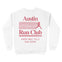 Austin Crewneck in White - back view