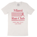 Miami Run Club T-Shirt in Vintage - front view