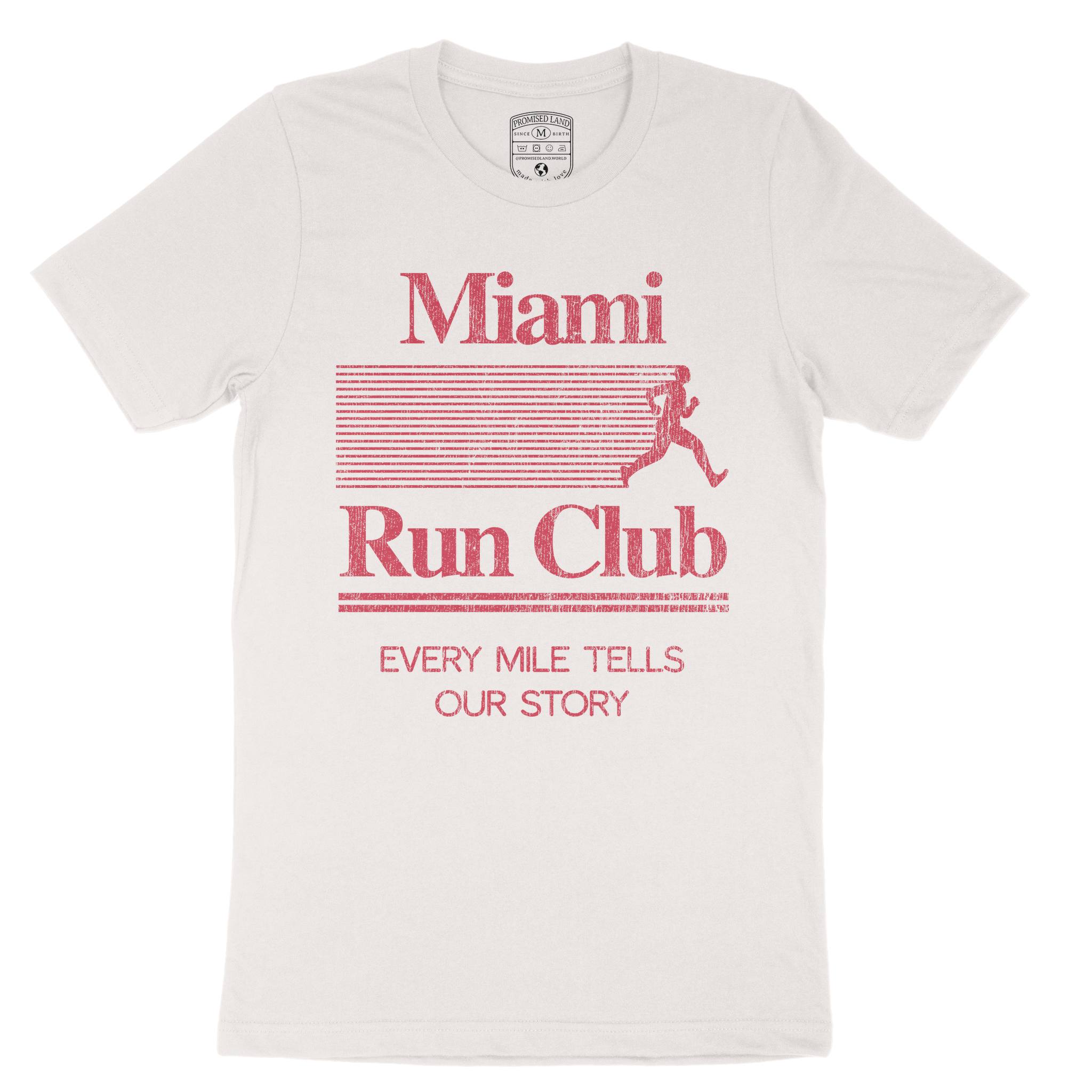 Miami Run Club T-Shirt in Vintage - front view