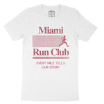 Miami Run Club T-Shirt White front
