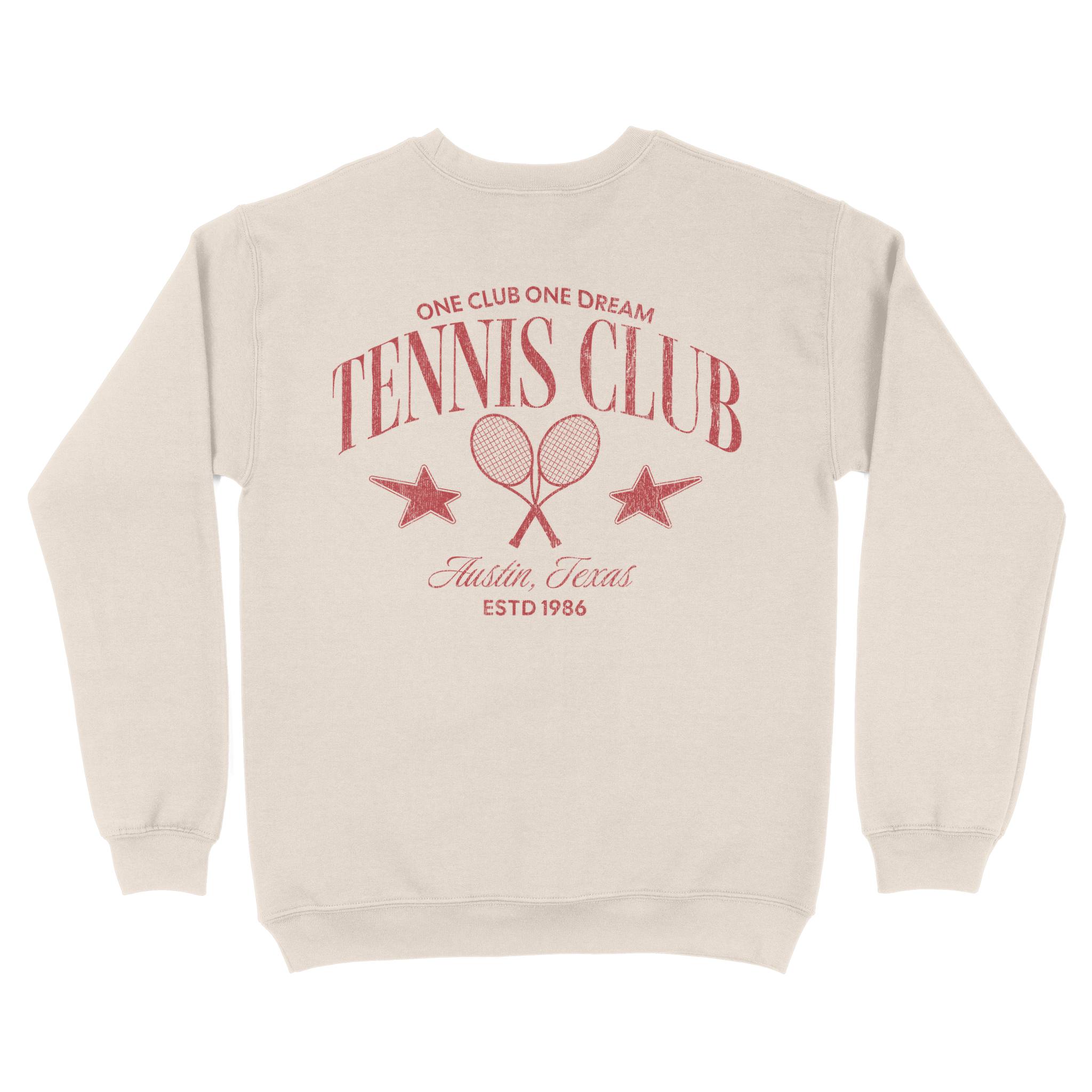 Austin Crewneck in Natural - back view
