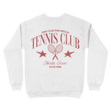 Austin Tennis Club Crewneck White back