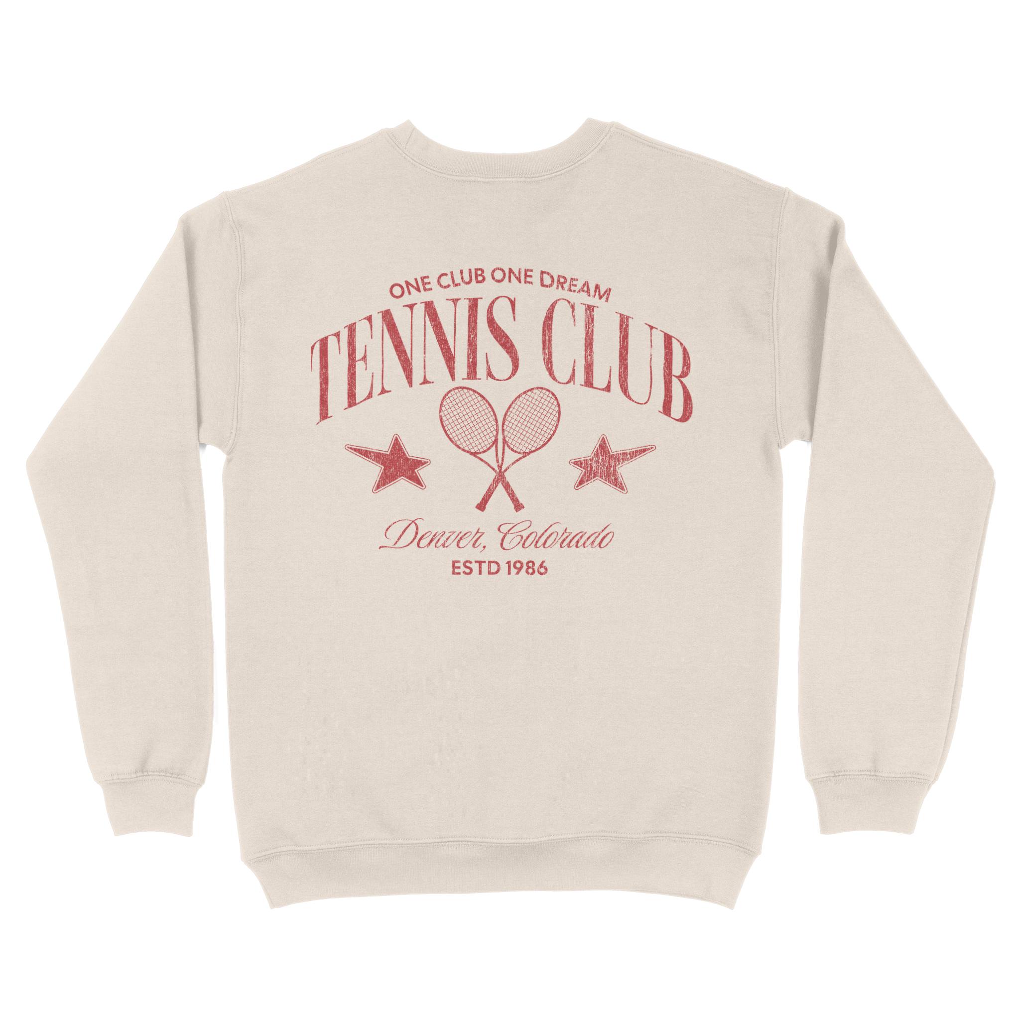 Denver Crewneck in Natural - back view