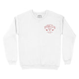 Miami Crewneck in White - front view
