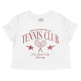 New York Tennis Club Cropped Tee White front
