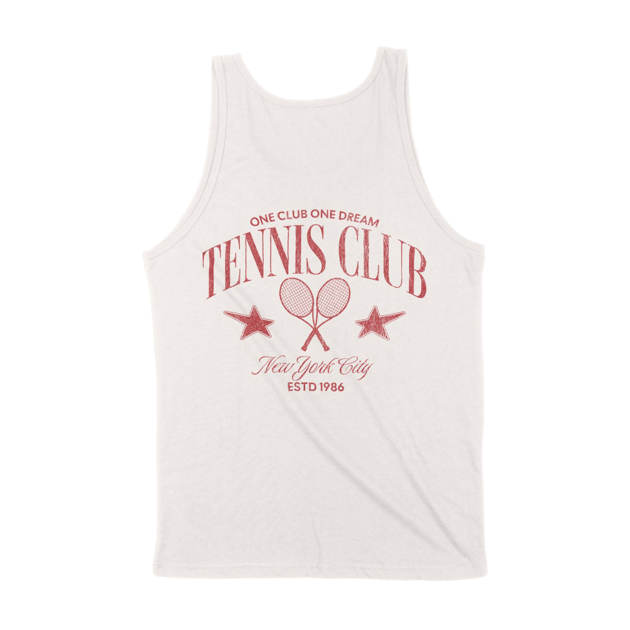 New York Tennis Club Tank Top in Vintage - back view