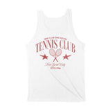 New York Tank Top in White - back view