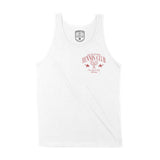 New York Tank Top in White - front view