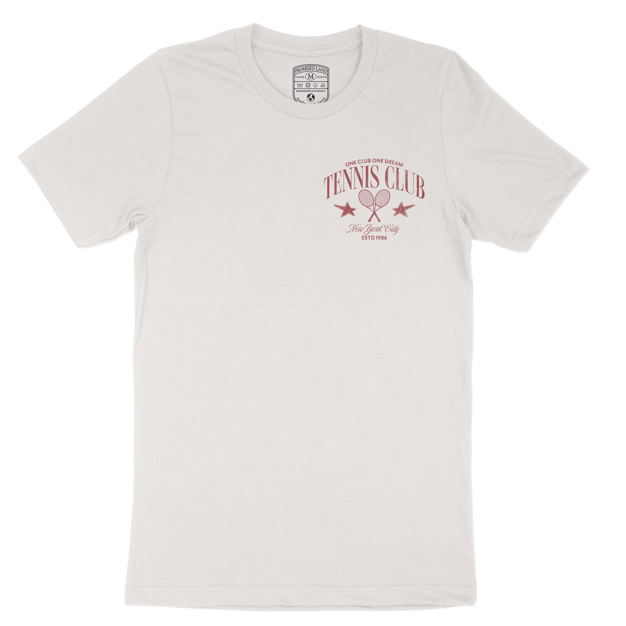 New York Tennis Club T-Shirt Vintage_White front