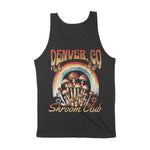 Denver Tank Top in Black - back view