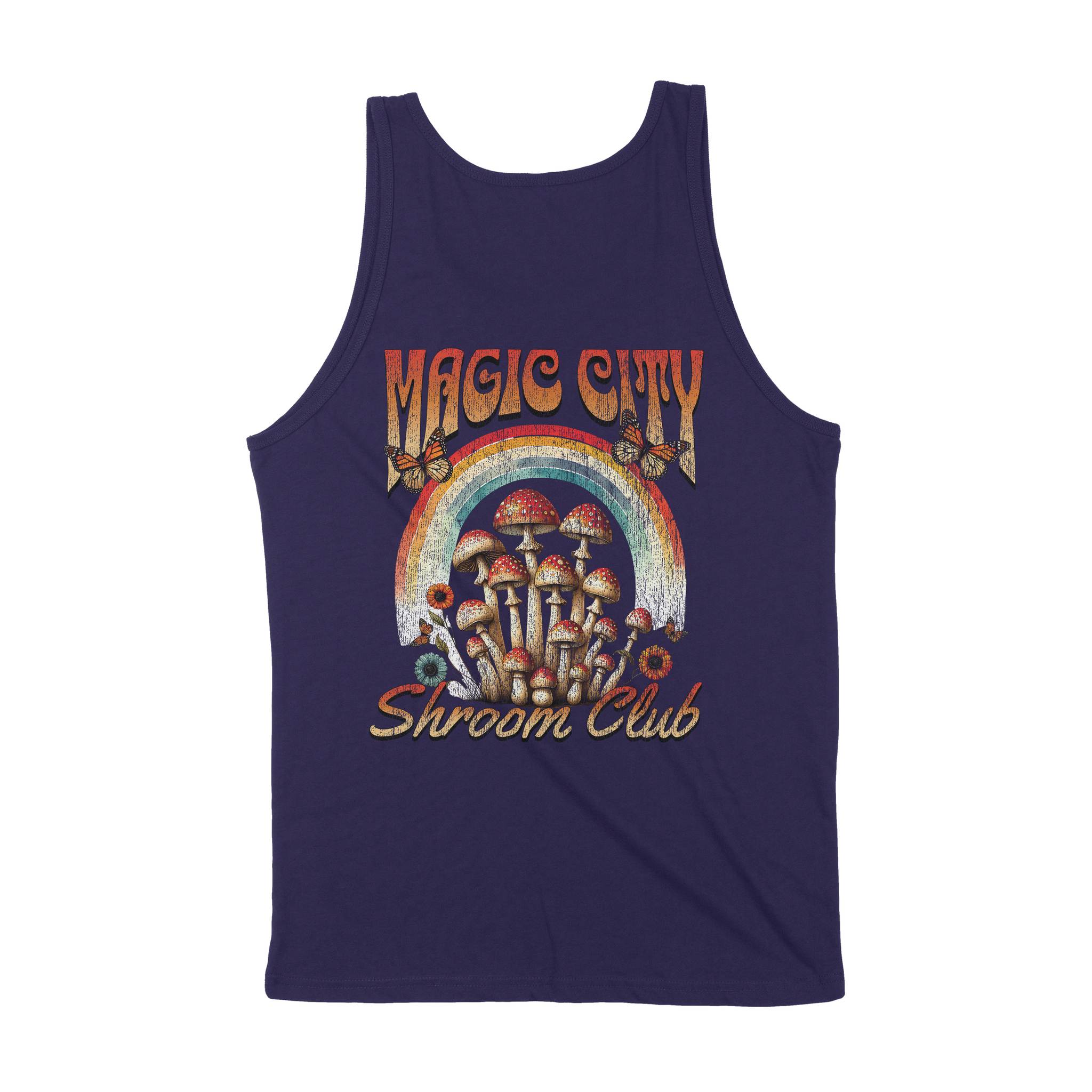 Miami Mushroom Love Tank Top Navy back