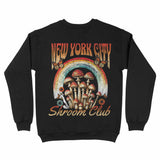 New York Mushroom Love Crewneck Black back