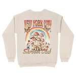 New York Mushroom Love Crewneck in Natural - back view