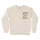 New York Mushroom Love Crewneck in Natural - front view