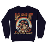 New York Mushroom Love Crewneck Navy back