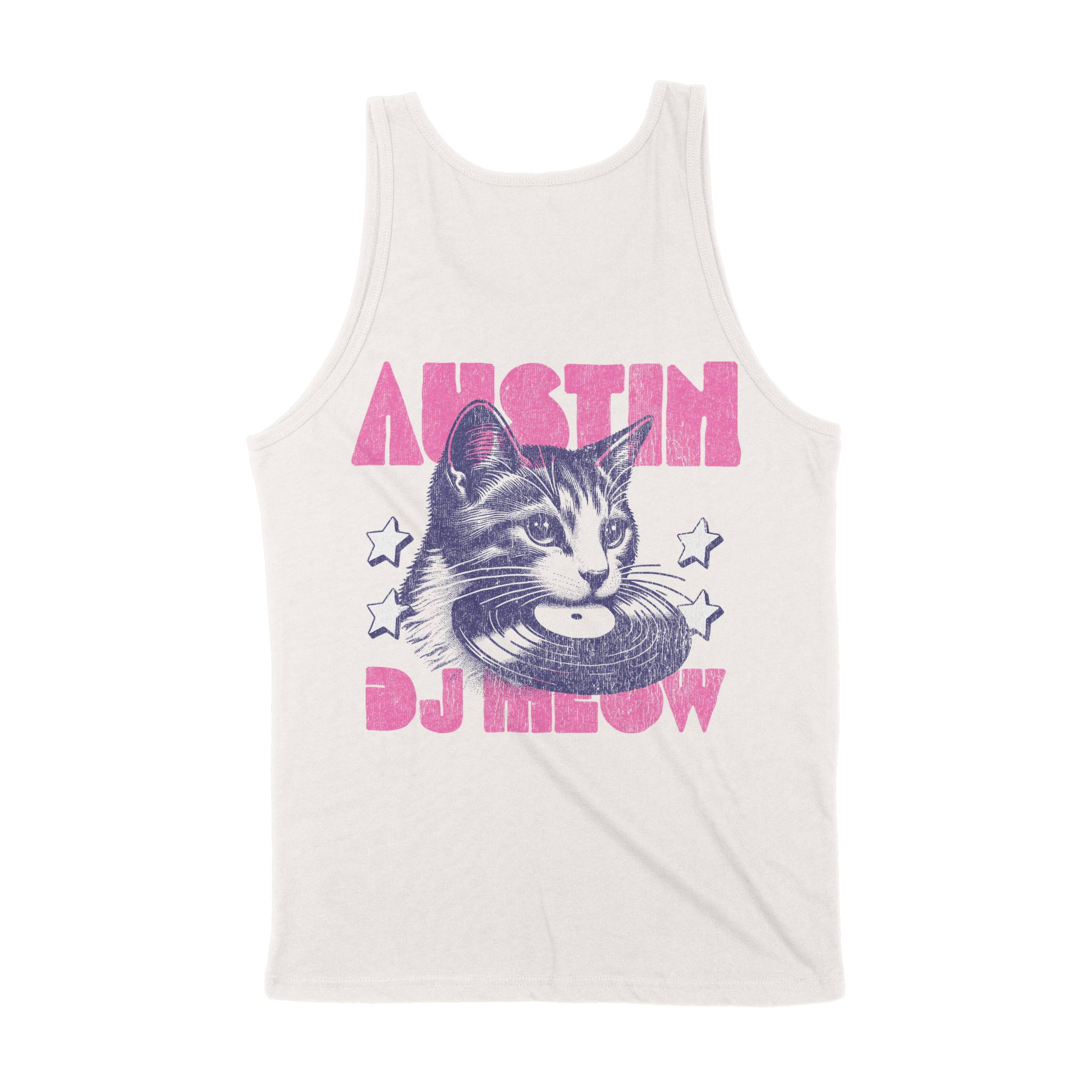 Austin Kitten DJ Tank Top in Vintage - back view