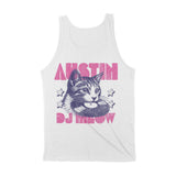 Austin Kitten Dj Tank Top White back