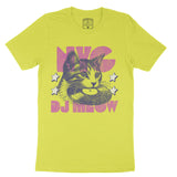 New York Kitten Dj T-Shirt Strobe front