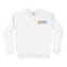 Austin Crewneck in White - front view
