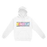 Austin Hoodie in White - front view