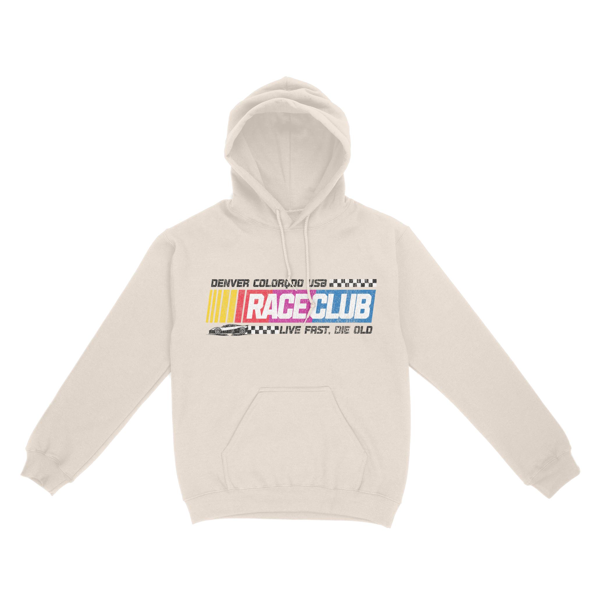 Denver Hoodie in Natural - front view