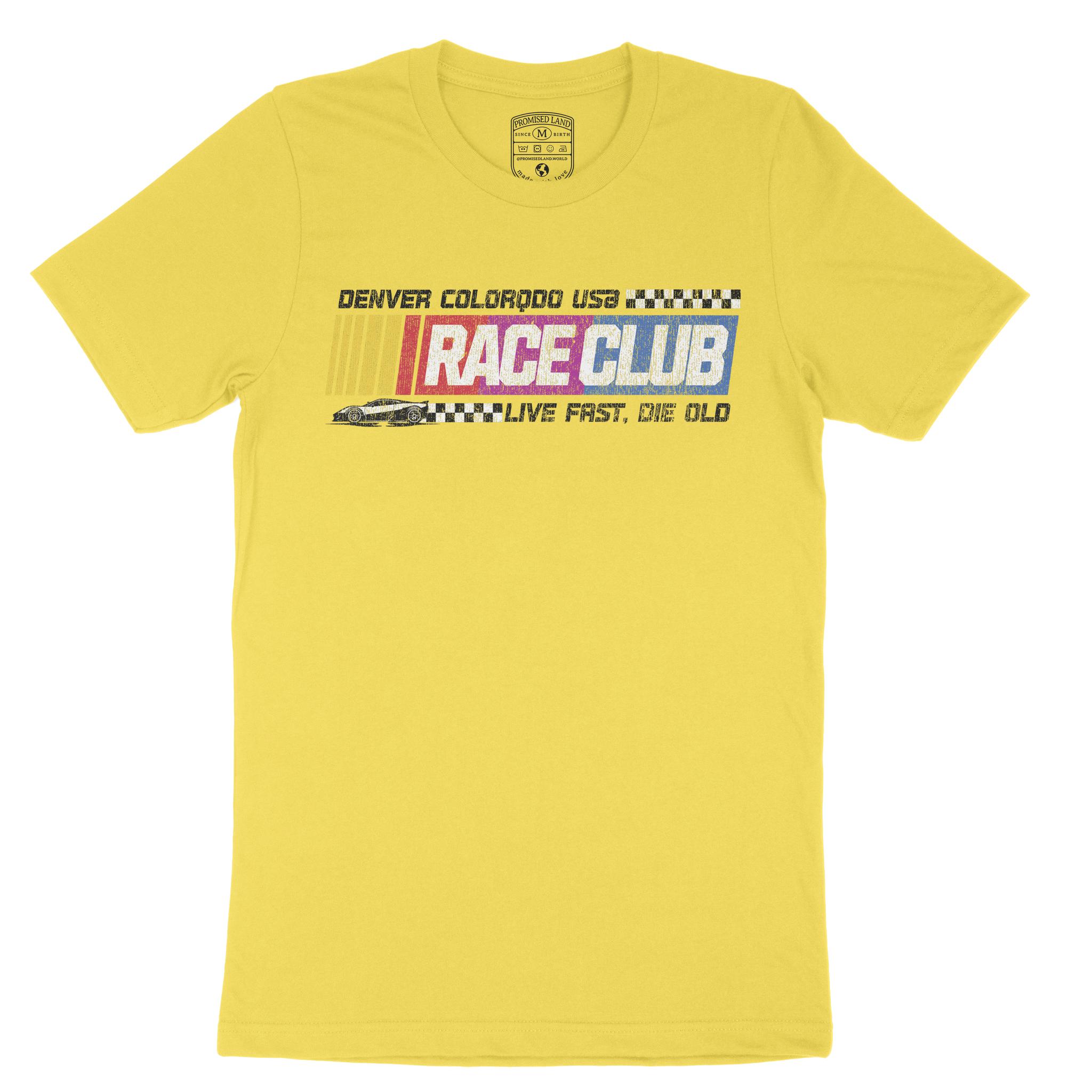 Denver Racing Club T-Shirt Yellow front