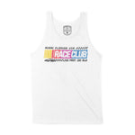 Miami Tank Top in White - front view