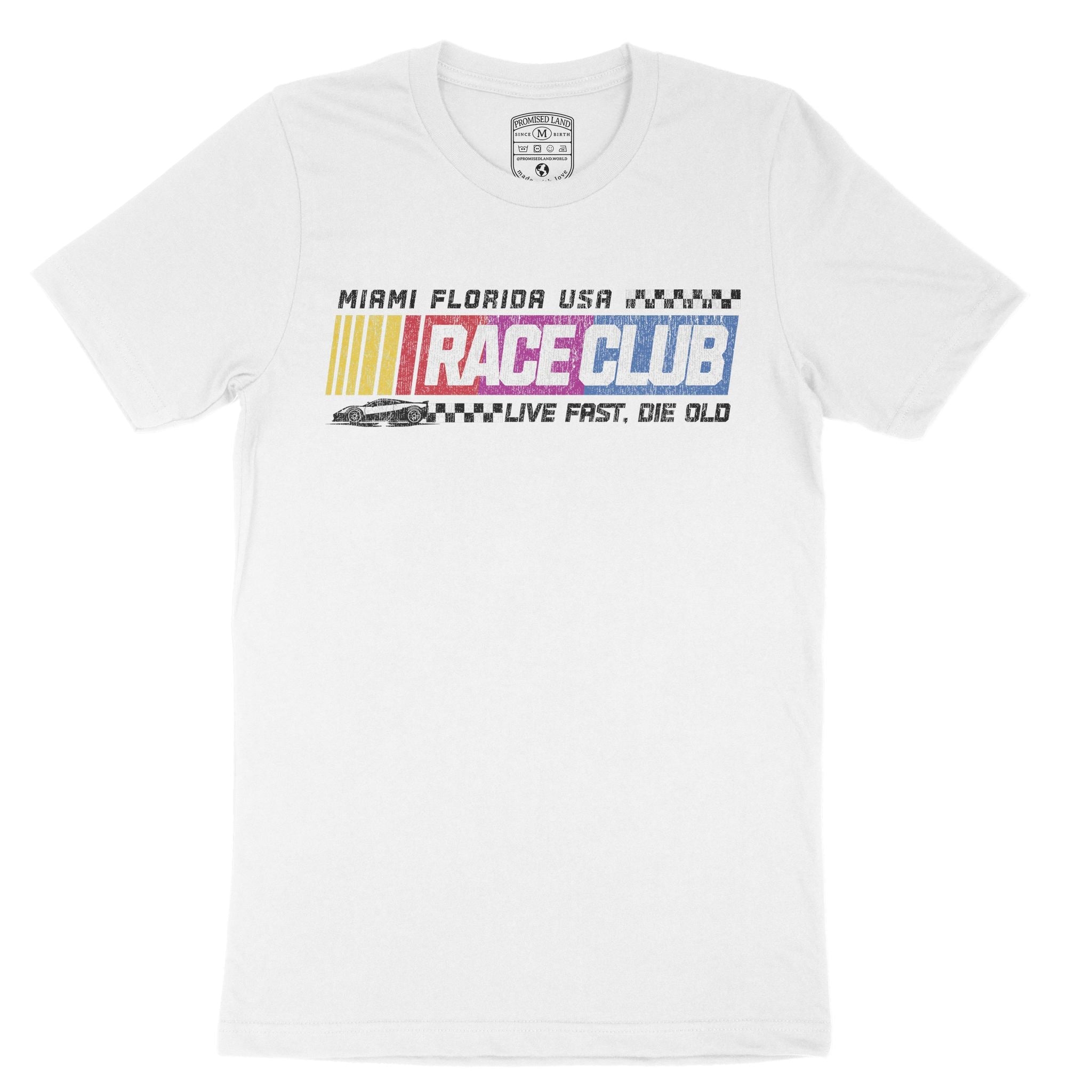 Miami Racing Club T-Shirt White front
