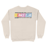 New York Crewneck in Natural - back view