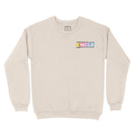 New York Racing Club Crewneck in Natural - front view