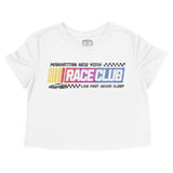 New York Racing Club Cropped Tee White front