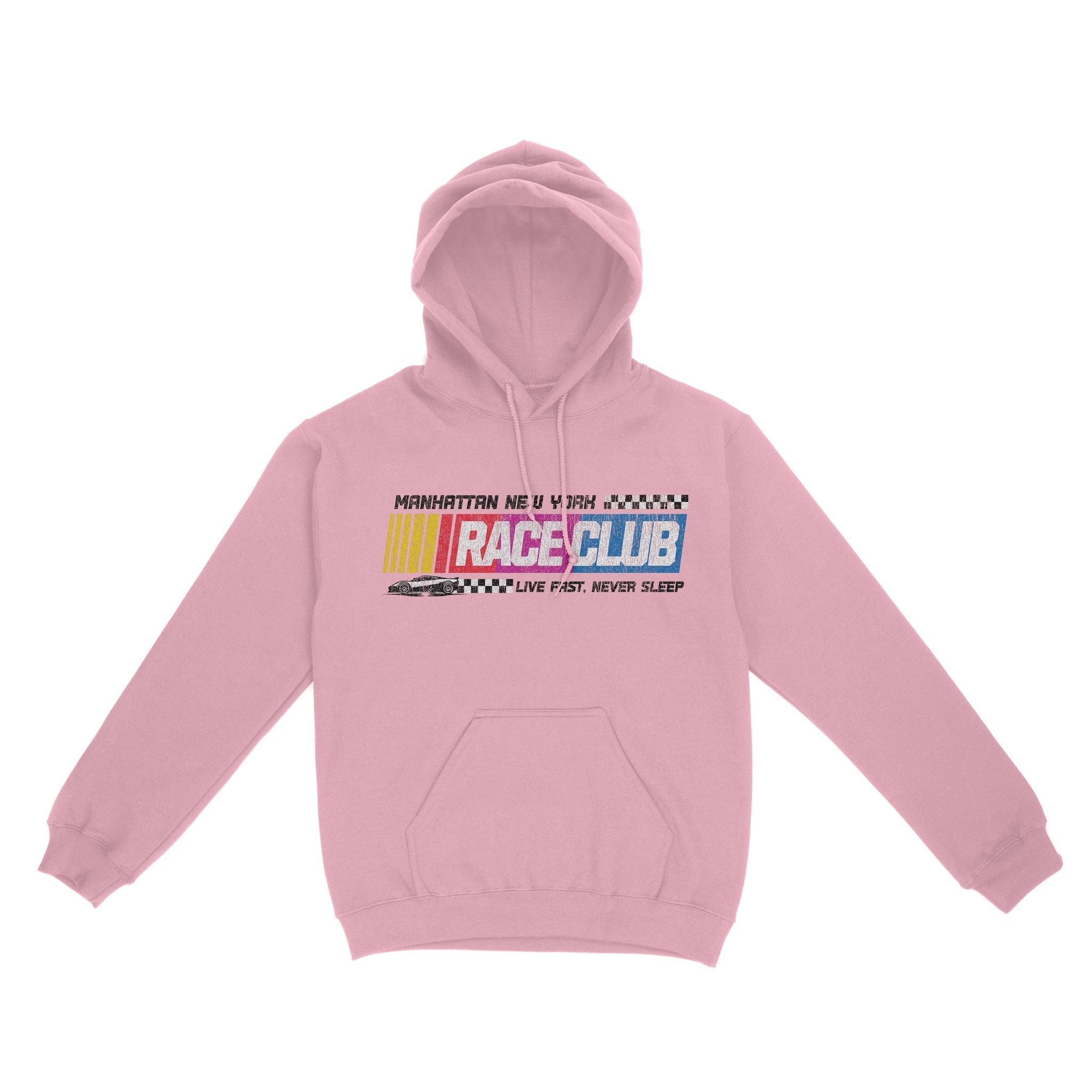 New York Racing Club Hoodie Light_Pink front