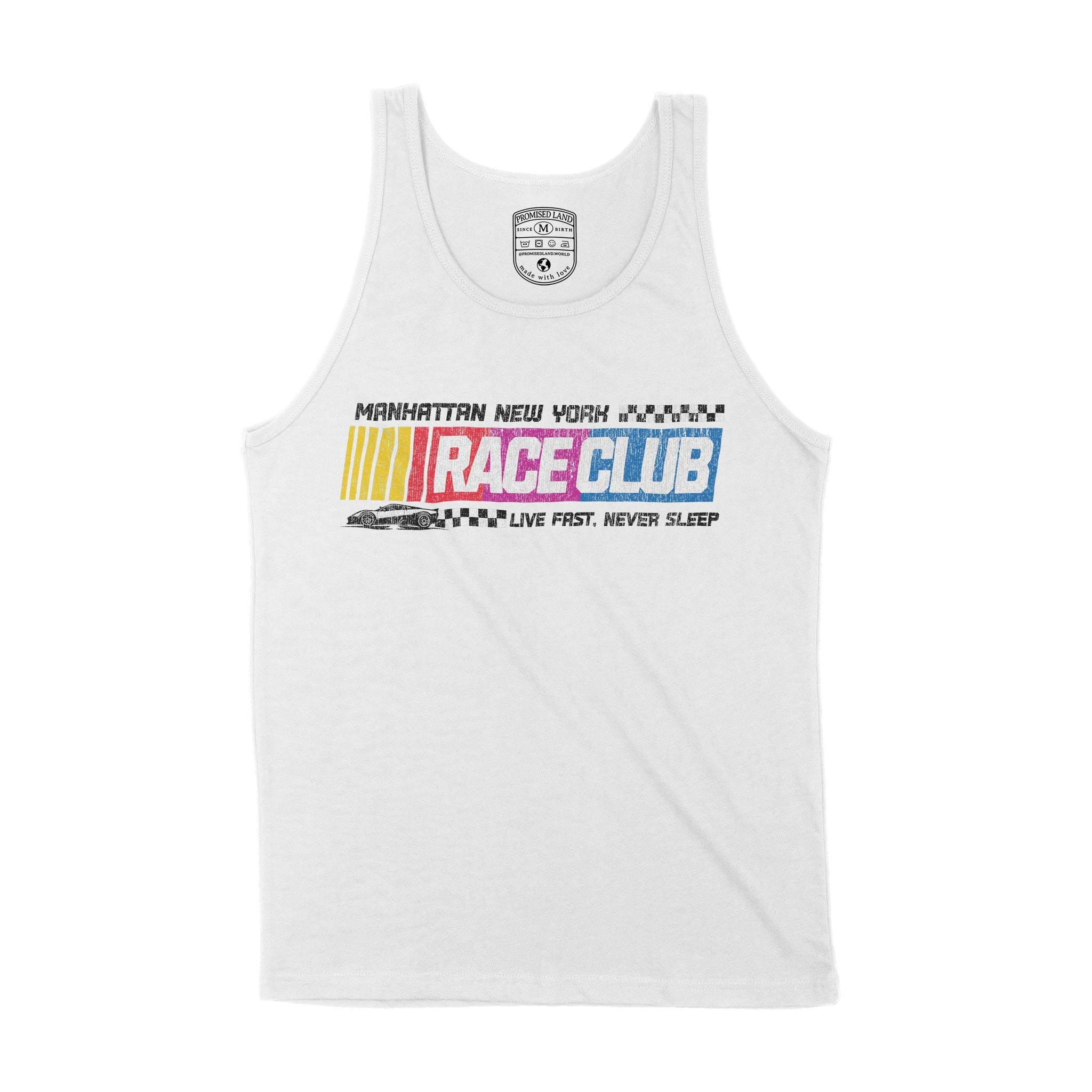 New York Racing Club Tank Top White front
