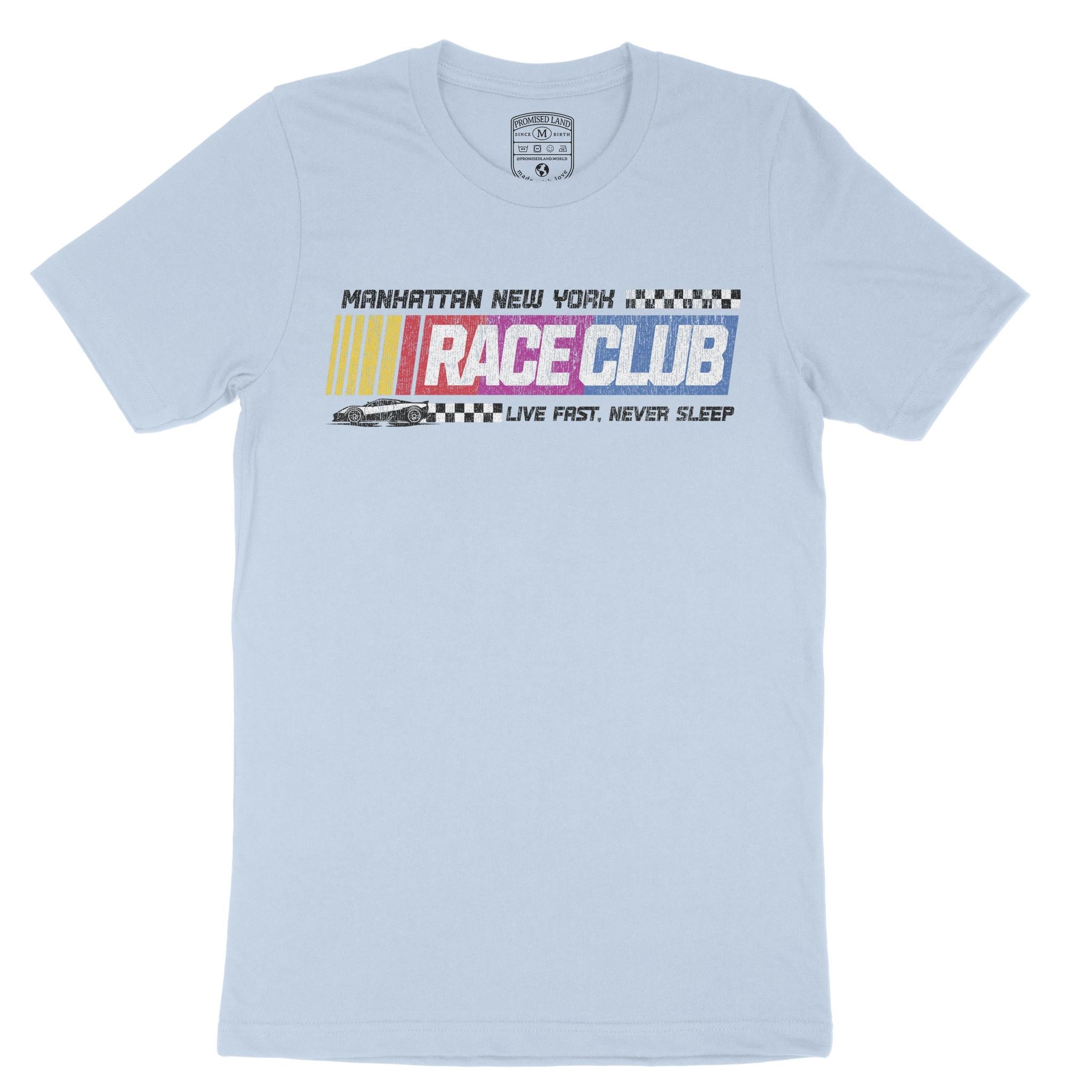 New York Racing Club T-Shirt Baby_Blue front