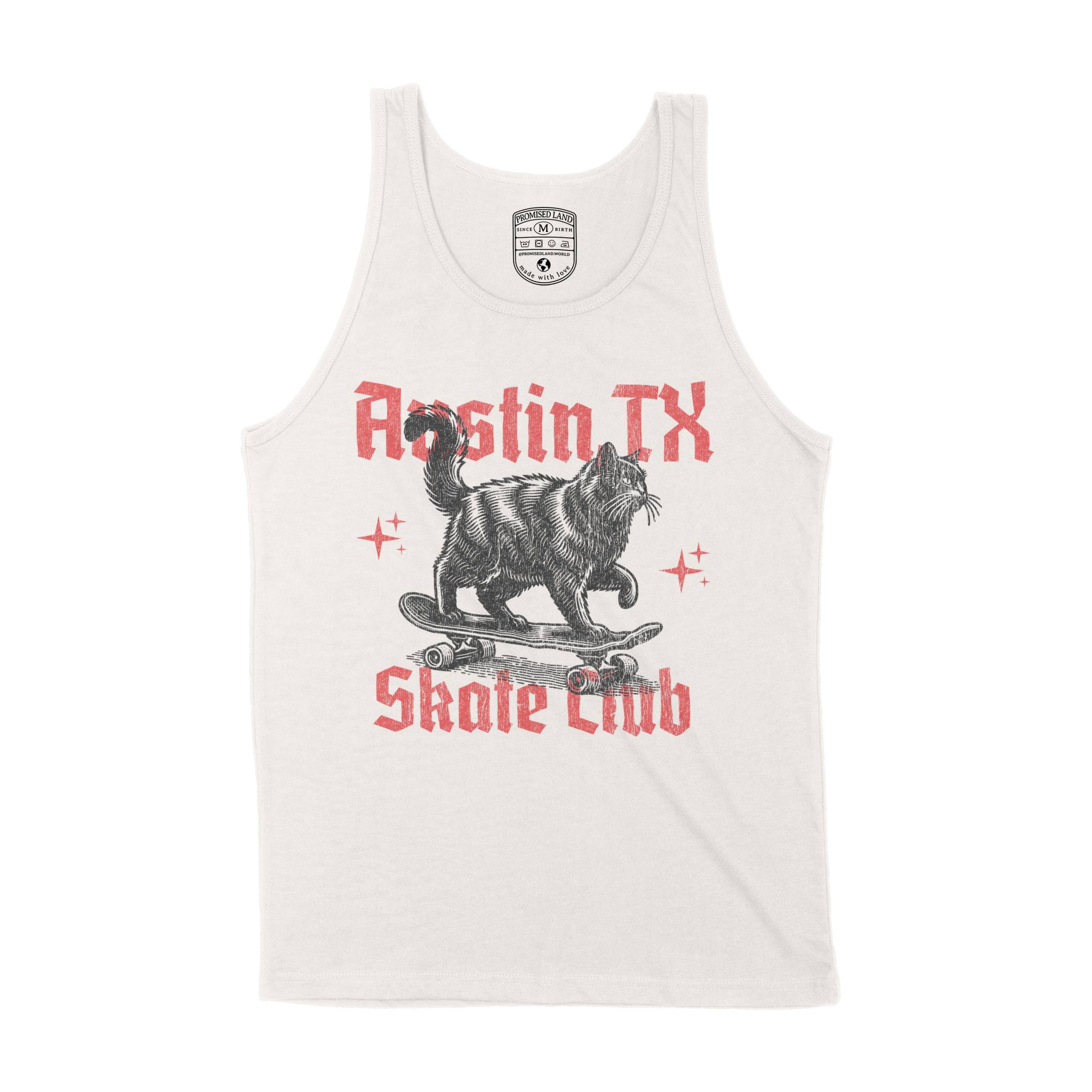 Austin Kitten Skate Tank Top in Vintage - front view