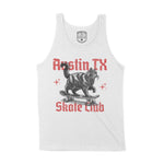 Austin Kitten Skate Tank Top White front