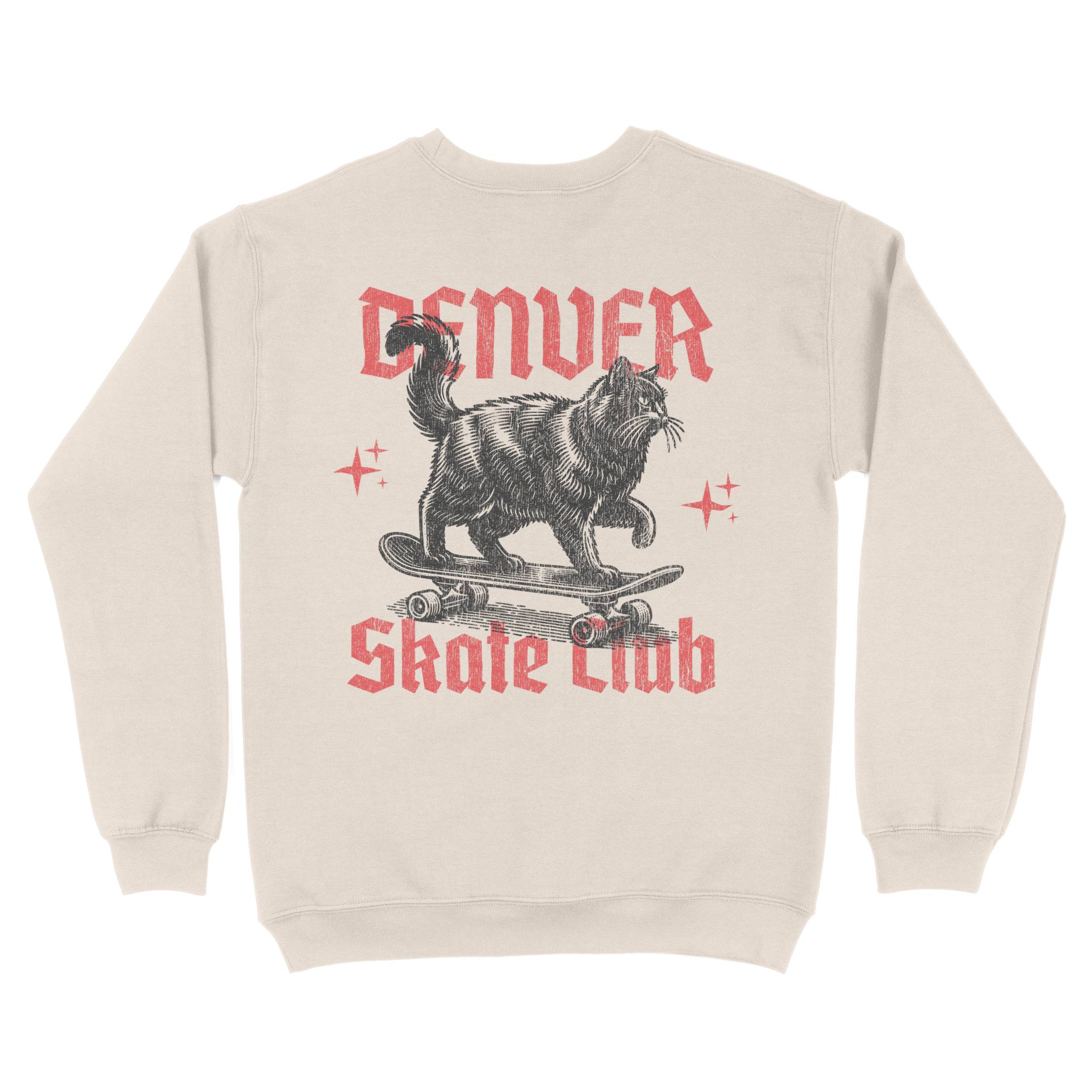 Denver Crewneck in Natural - back view