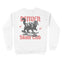 Denver Crewneck in White - back view