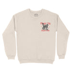Miami Kitten Skate Crewneck in Natural - front view