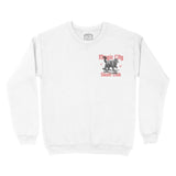 Miami Crewneck in White - front view