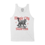 Miami Kitten Skate Tank Top White front