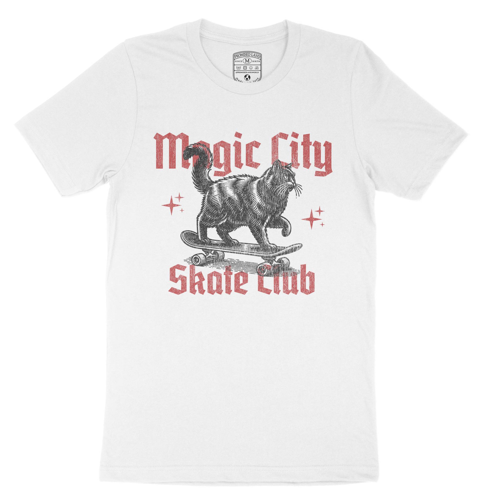 Miami Kitten Skate T-Shirt White front