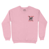 New York Kitten Skate Crewneck Light Pink front